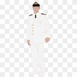 Chilean Navy Suits - White Navy Suits Clipart