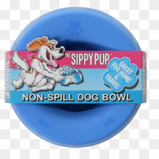 Sippy Pup Non-spill Dog Water & Food Bowl 1 Count - Badge Clipart