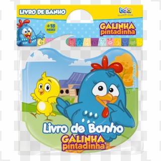 Livro Banho Galinha Pintadinha Embalagem - Brinquedo De Banho Galinha Pintadinha Clipart