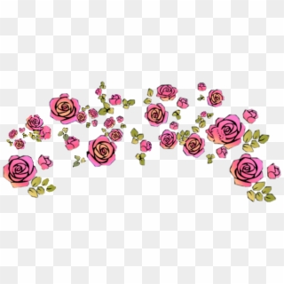 #cute #love #flower #flowers #crown #halo #overlay - Floribunda Clipart