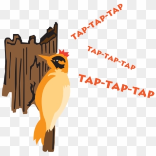 Repeat Woodpecker Taps With Your Left Hand - Illustration Clipart