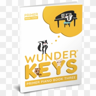 And Game Based Learning, Wunderkeys Primer Piano Book - Poster Clipart