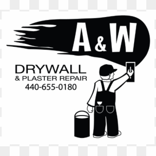 A&w Drywall And Plaster Repair - Poster Clipart