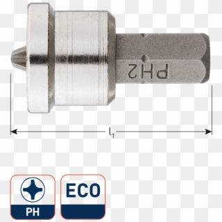 Eco Bit Ph 25mm , For Drywall Screws - Eco Artisan Clipart