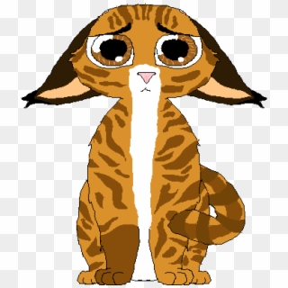 Sad Cat - Cartoon Clipart