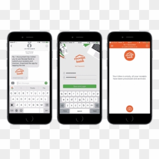 Sms Send Blog - Receipt Bank Mobile App Clipart