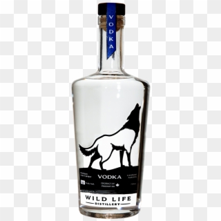 Vodka Bottle From Wild Life Distillery In Canmore - Wild Life Vodka Clipart