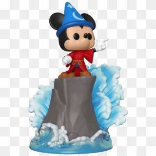 Mickey Mouse 90th Anniversary - Funko Pop Sorcerer Mickey Movie Moment Clipart
