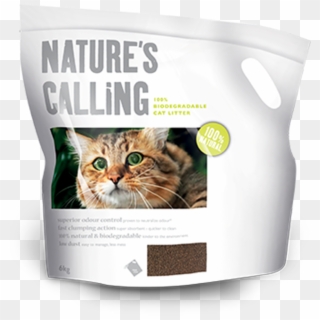 100% Natural Cat Litter - Nature's Calling Cat Litter Clipart