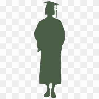Tca Graduate - Silueta De Un Estudiante Clipart