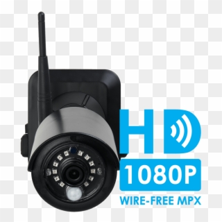 Wire Free Battery Operated Dvr 1080p Security Camera Clipart