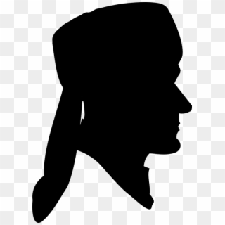 Frontier, Frontiersman, Male, Man, Profile, Silhouette - Davy Crockett Silhouette Clipart