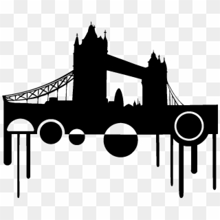 Go To Image - London Bridge Silhouette Clipart