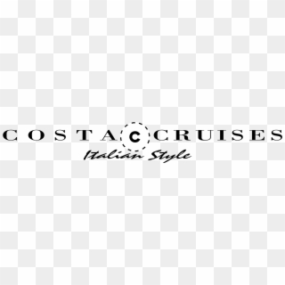 Costa Cruises Logo Black And White - Graphics Clipart