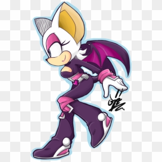 Rouge The Bat-sonic Heroes Costume - Rouge The Bat Sonic Heroes Clipart