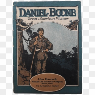 Daniel Boone Great American Pioneer Biographical Booklet - Vintage Advertisement Clipart