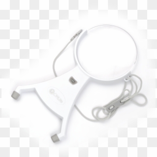 4 Inch Hands Free Led Magnifier - Silver Clipart