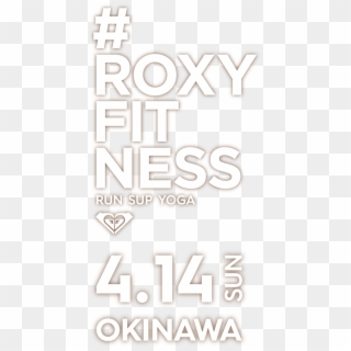 Roxy Fit Ness Run Sup Yoga Okinawa - Poster Clipart