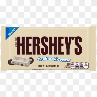 Hersheys Cookies & Cream Giant Bar - Hershey's Cookies N Creme Snack Size 293g Clipart