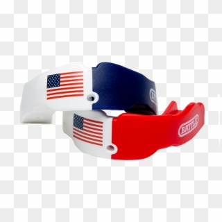 Battle Usa Flag Mouth Guard 2 Pack - Belt Clipart