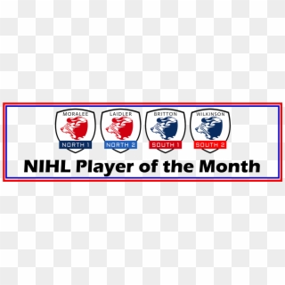 National League Announces Their February Players Of - English National Ice Hockey League Clipart