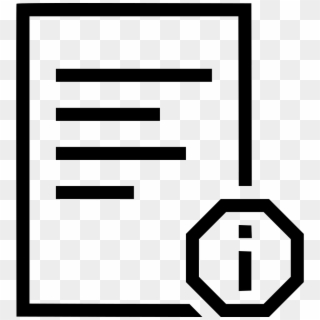 Png File - Paper Information Icon Clipart
