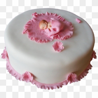 Baby Girl Frill Cake - Torte Clipart
