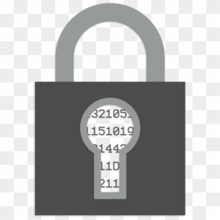 Encrypted Lock - Cryptography Transparent Clipart