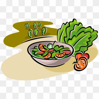 More In Same Style Group - Healthy Salad Clip Art - Png Download