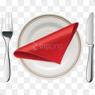 Free Png Download Place Setting Clipart Png Photo Png - Fork Transparent Png