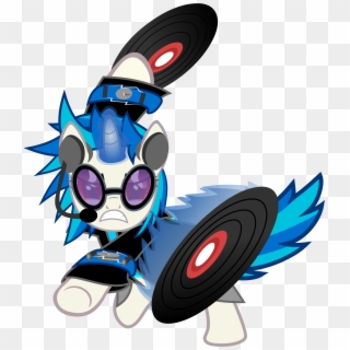 Vinyl Scratch Battle Ready M L P A O Clipart