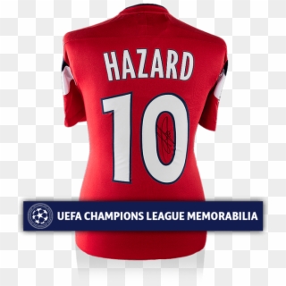 Eden Hazard Official Uefa Champions League Signed Lille - Uefa Champions League Clipart