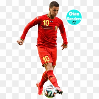 Eden Hazard - Kick Up A Soccer Ball Clipart
