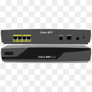 Router Dsl Modem Cisco Systems Asymmetric Digital Subscriber - Cisco C877 Clipart