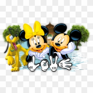 Mickey Mouse Hand - Disney Ich Liebe Dich Clipart