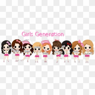 Girls Generation Clipart Chibi - Cartoon - Png Download