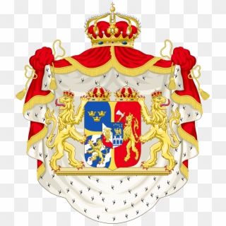Coat Of Arms Of The Union Between Sweden And Norway - Sweden Coat Of Arms Png Clipart