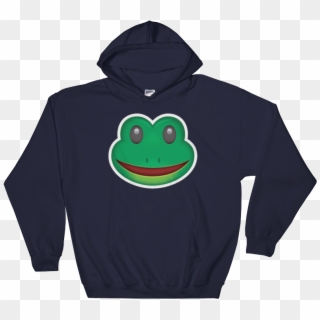 Frog Face-just Emoji - Hella Thick Hoodie Clipart