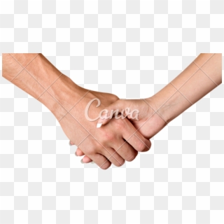 Closeup Of Two People Shaking Hands Photos - Holding Hands Clipart