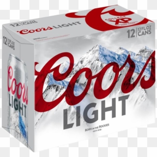 Coors Light 12oz 12pk Cn 12oz Beer - Coors Light 12 Pack Cans Clipart