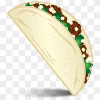Single Taco Emoji - Ring Clipart