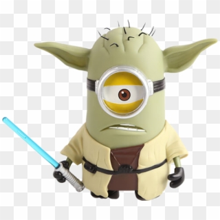 #starwars #yoda #lightsaber #minions #minion #freetoedit - Minion Star Wars Yoda Clipart