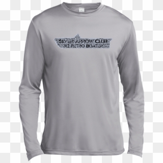Silver Arrow Club By Retro Boater Tst350ls Sport Tek - Shirt Clipart
