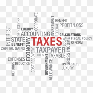 Tax, Taxes, Government, Refund, Word, Credit, Return Clipart