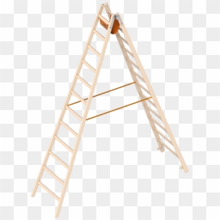 Layher Wooden Rung Ladder - Plywood Clipart