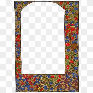 Medieval Border Frame - Medieval Illumination Frame Png Clipart