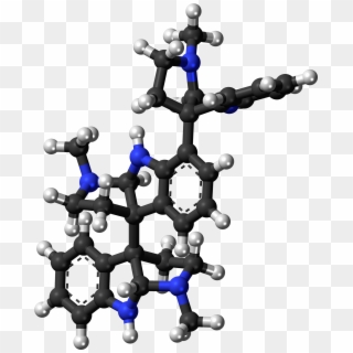 Hodgkinsine Molecule Ball - Rhodamine Ball And Stick Clipart