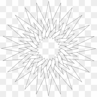 I Love This It's Like A Beautiful Star Star - Line Art Clipart