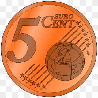 This Free Icons Png Design Of Five Euro Cent - 5 Cent Coin Clipart Transparent Png
