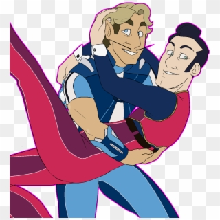 Nobody's Lazy In Lazytown -draw Anything That's Happy - Sportacus And Robbie Rotten Gay Clipart